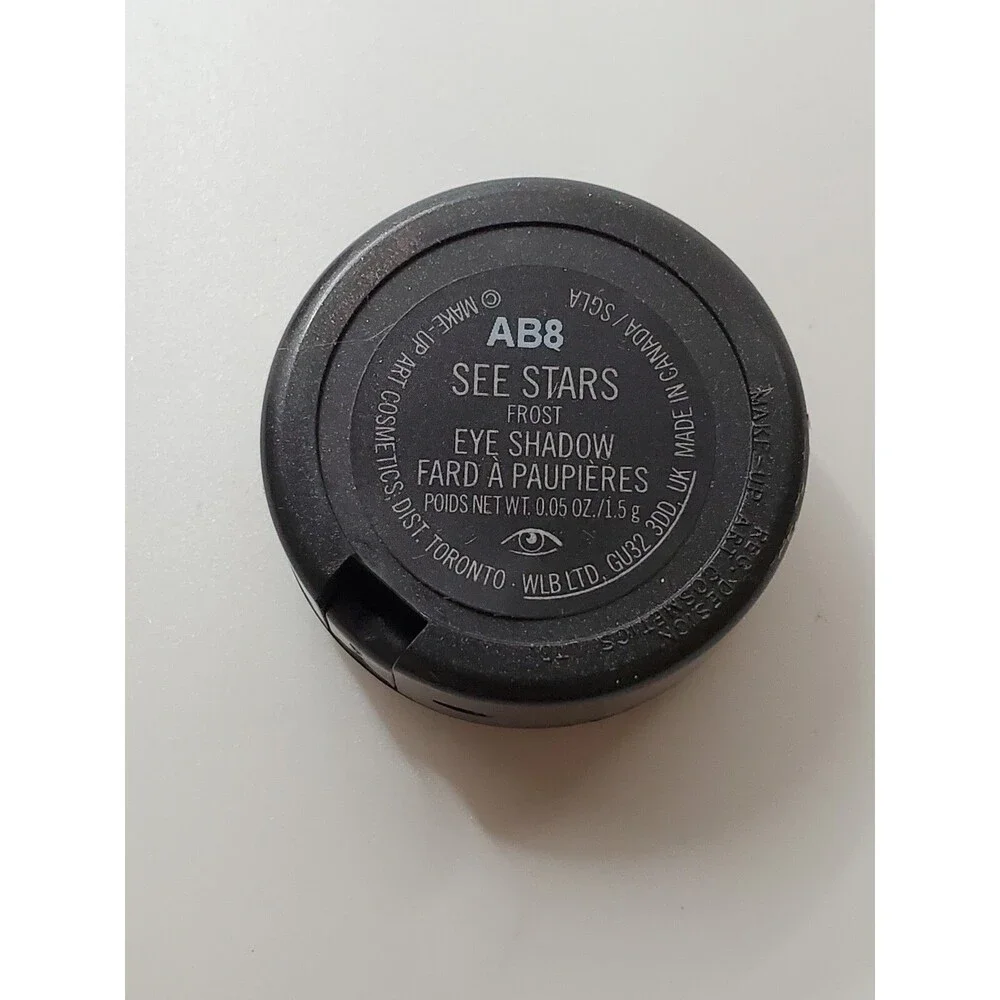 MAC See Stars Eye Shadow ~Bright Grapefruit Pink Frost~ NIB 1.5gm ~ RETIRED